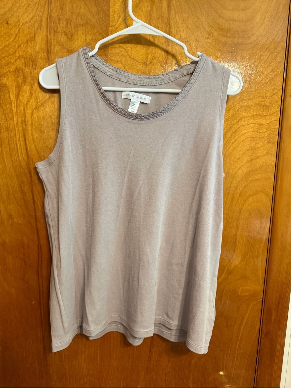 Midnight by Carole Hochman Mauve Tank Top - Scoop Neck